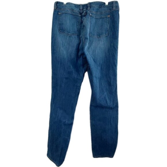 LL Bean Favorite Fit Jeans Skinny Women’s 16 Tall Medium Wash Blue - Picture 2 of 11
